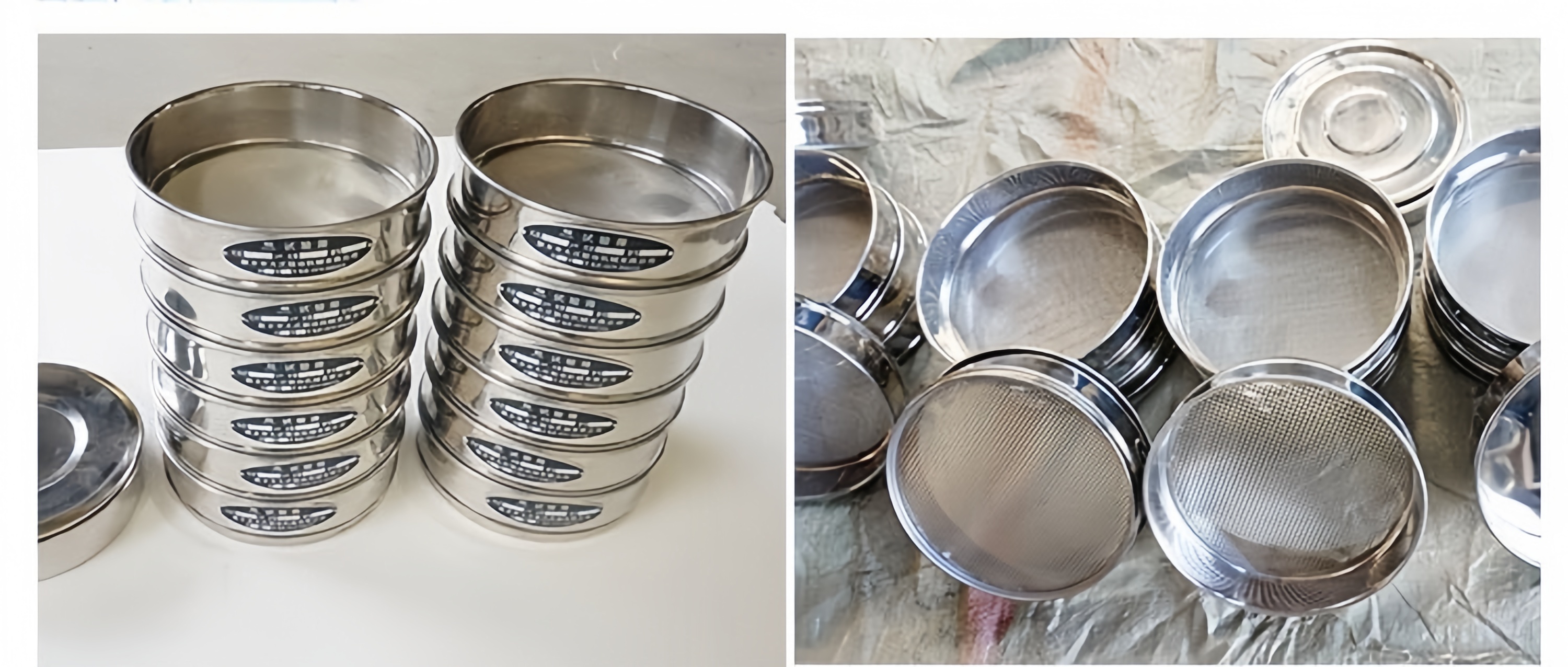 Laboratory sieve shaker for particle size analysis
